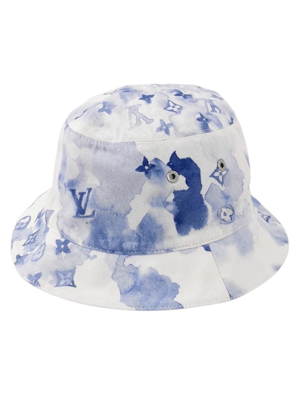 Louis Vuitton Blue Watercolor Monogram Bucket Hat